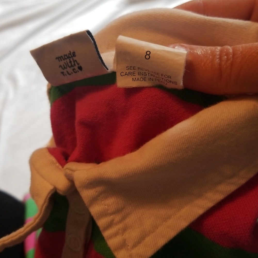 Girls 8 hartstrings rugby polo dress - Picture 2 of 2